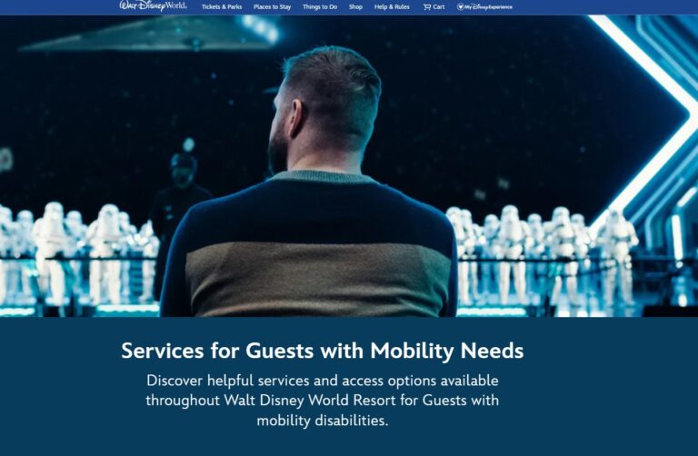 Services for Guests With Disabilities at Walt Disney World