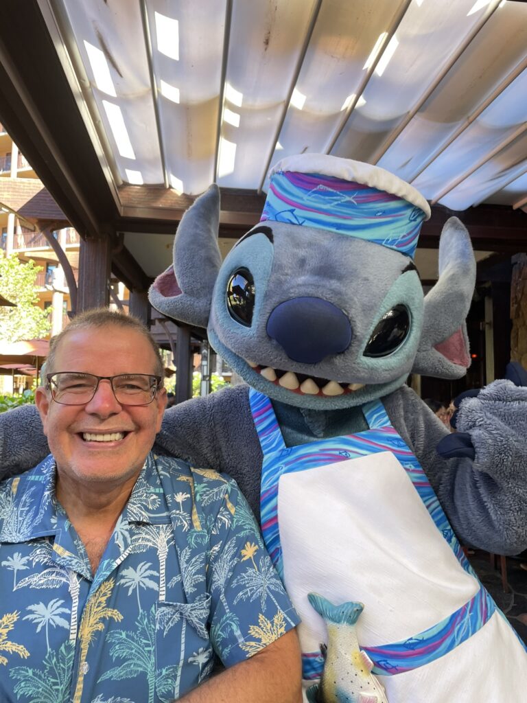 Stitch at Disney's Aulani