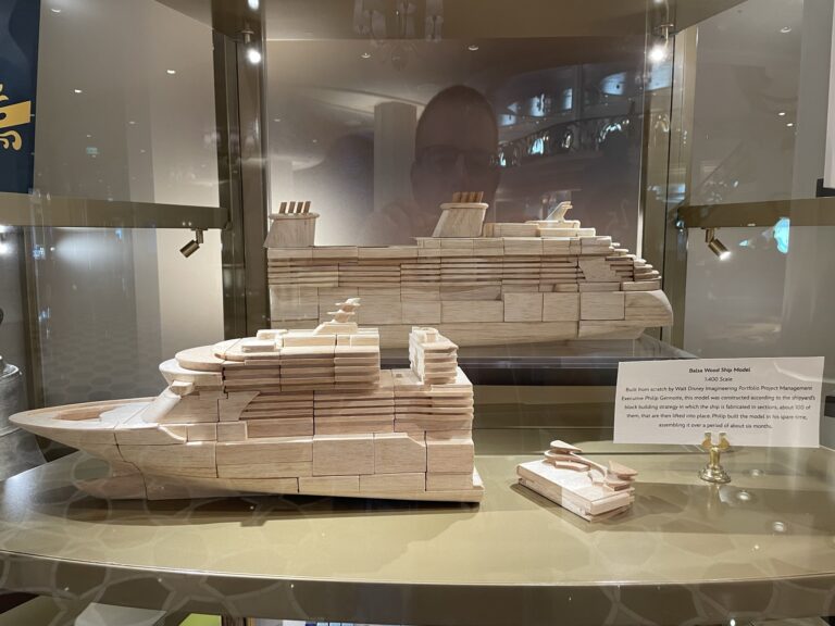 Disney Wish Wood Model