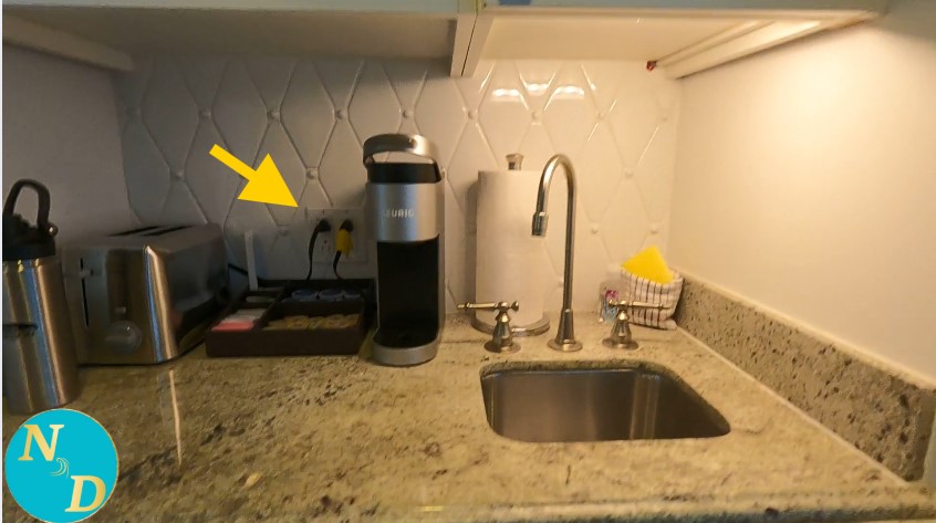 Kitchenette in Deluxe Studio at Villas of Disney's Grand Floridian Resort & Spa