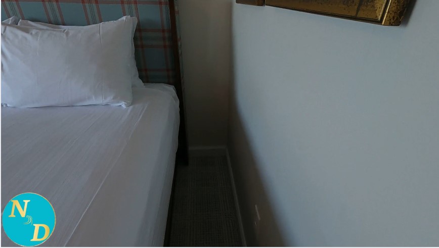 Charging Outlet beside Bed at Deluxe Studios at Disney's Grand Floridian Resort & Spa.