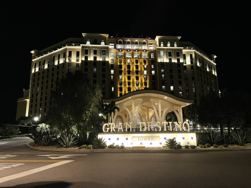 Gran Destino Tower at Walt Disney World