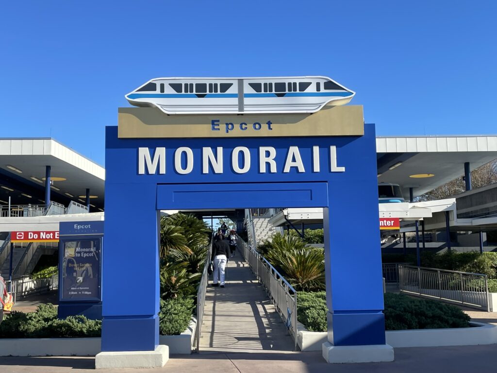 Monorail Station at Walt Disney World