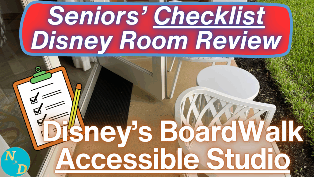 Disney's BoardWalk Accessible Studio Room Tour